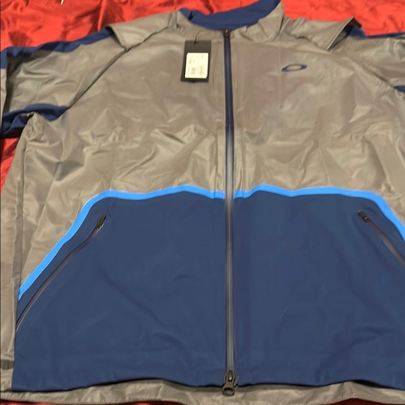Oakley TARGETLINE WATERPROOF FZ SHELL BREATHABLE WINDPROOF Men's Jacket Sz XXL - Picture 5 of 11